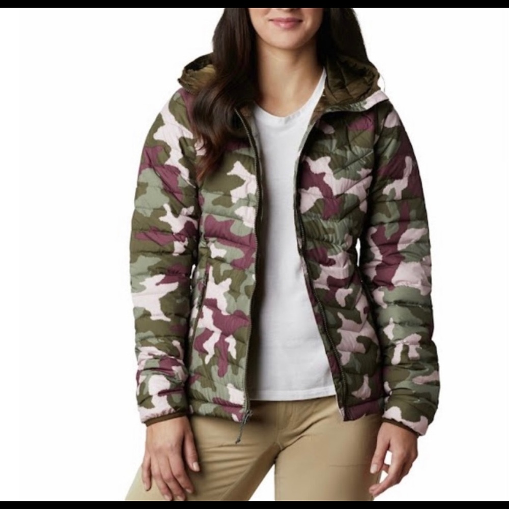 Columbia Power Lite Camo jacket/coat Omni-heat
